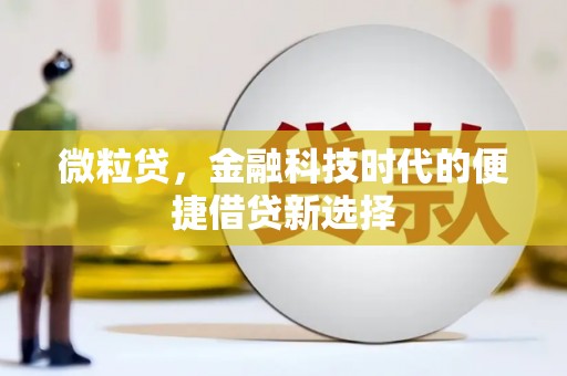 常熟微粒贷，金融科技时代的便捷借贷新选择